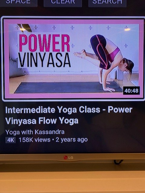My new FAV yogi Kassandra!!! She can find her on YouTube teaching everything from beginning yoga to minimal cues...BEST way to start off the day! Namaste #CrushingCOVID19 <a href="/VHS_Crushers/">Vintage High School</a>