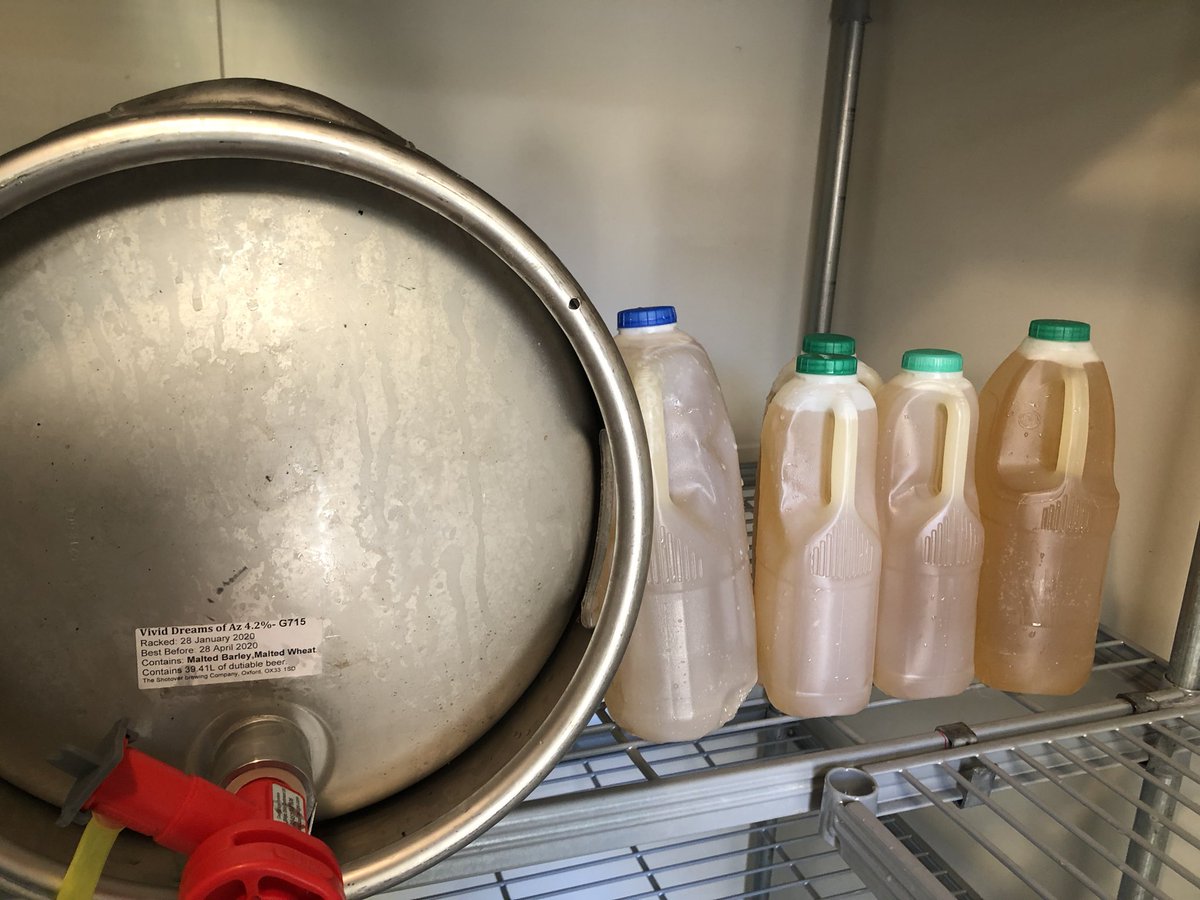 About to set off and do today’s deliveries.  Please keep those milk bottles coming for tasty beer.