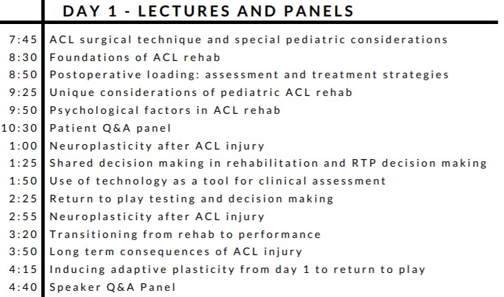 EvidAndPractice's tweet photo. We've been working to refine the schedule for #ACLStudyDay. It's 99% set at this point and we're real happy with how it is looking. Come join us in person September 26-27 in Dallas or live stream from anywhere

https://t.co/S6Fa80sVqI https://t.co/r6RTHtlG3P