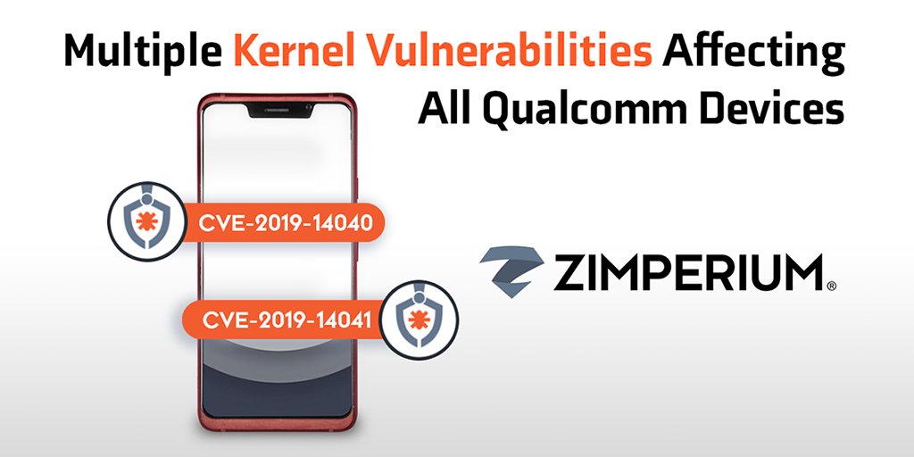 We identified and disclosed to Qualcomm two kernel vulnerabilities affecting all Android devices with Qualcomm chipsets. Could've read private data, obtained credentials, and recorded. #Qualcomm addressed.   ow.ly/nNkf50zcZUx #cybersecurity #infosec