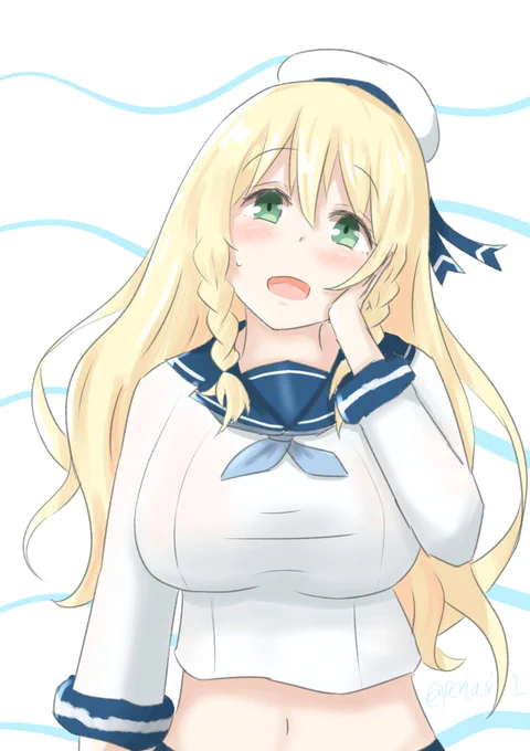 愛宕「ちょっときつかったかしら～?」
T「・・・ちょっと?」
#艦これ版深夜の真剣お絵描き60分一本勝負
#艦これ版真剣お絵描き60分一本勝負_20200420 
