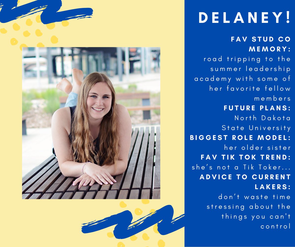 PLStudCo's tweet photo. OUR VP!! SHE’S THE BEST!! We are going to miss you like crazy Delaney!! Idk who else could ever keep council in line like you do. Can’t wait to see the places you go in your future! 🥺 https://t.co/uPUEW3NyCB