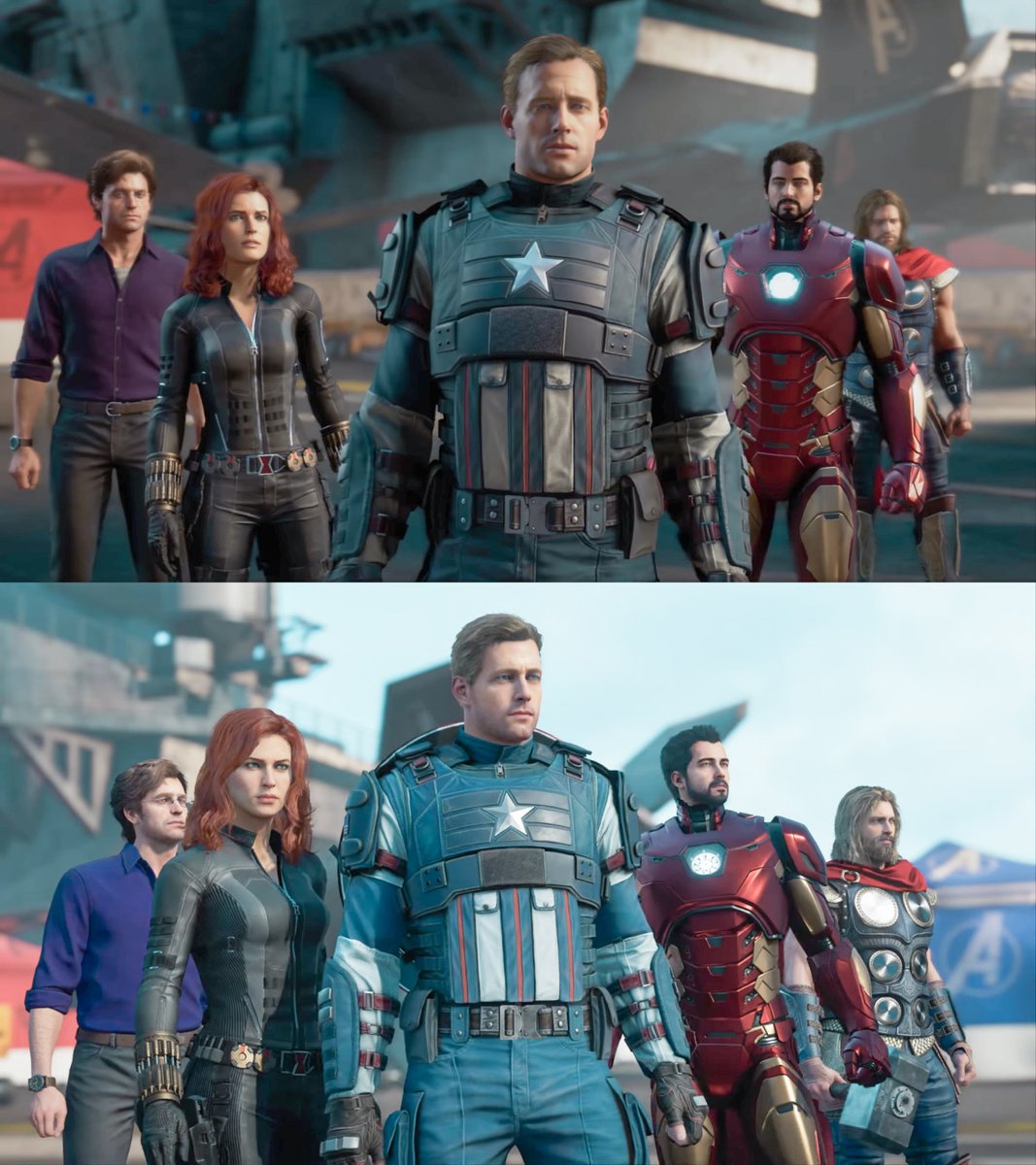 So the Marvel Avengers game characters got a face lift because of negative feedback, what are your thoughts on the upgrade? 🔥 or ❄️