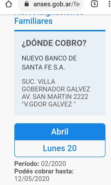 FerJyB's tweet photo. Gracias totales @alferdez @ansesgob Me expuse a la cola del Banco, xq tenía cargada fecha de cobro! para q? Realmente del 100% de la ayuda del Estado que pude tener sólo el 1% desde que se creo la AUH, y despues el suaf pero bue cuando todo esto termine se el camino q voy a tomar https://t.co/WKIaC9Pv4C