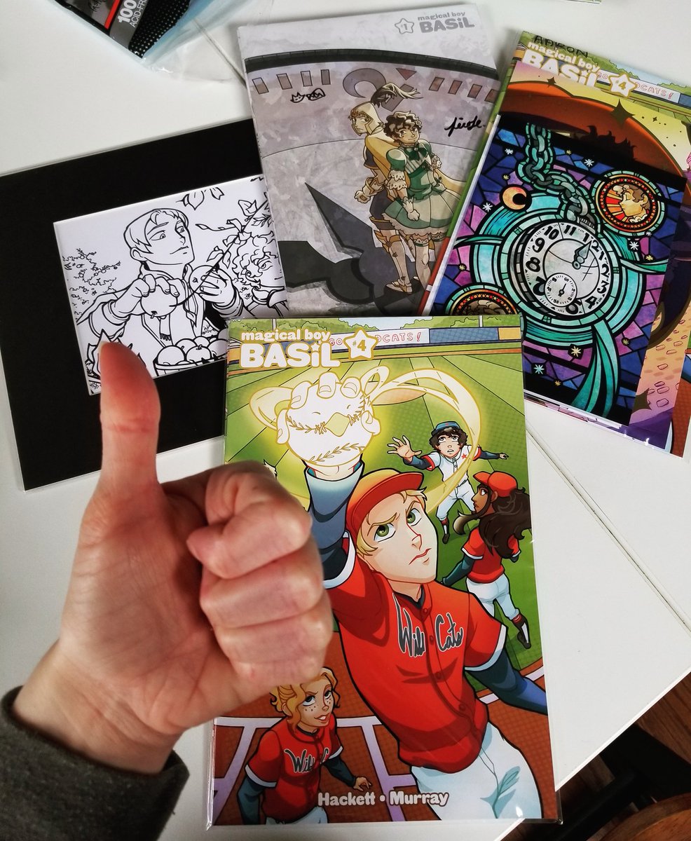 MagicalBoyBasil's tweet photo. Order day~☆ We got some orders in recently including one for original art! Thanks so much for your love and support guys ❤🧡💛💚💙💜 Orders like these help keep us going. #webcomics #webcomicmerch #webcomicmerchandise #comics #wegotthegoods #magicalboys https://t.co/toZ2JqgBkj