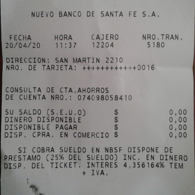FerJyB's tweet photo. Gracias totales @alferdez @ansesgob Me expuse a la cola del Banco, xq tenía cargada fecha de cobro! para q? Realmente del 100% de la ayuda del Estado que pude tener sólo el 1% desde que se creo la AUH, y despues el suaf pero bue cuando todo esto termine se el camino q voy a tomar https://t.co/WKIaC9Pv4C