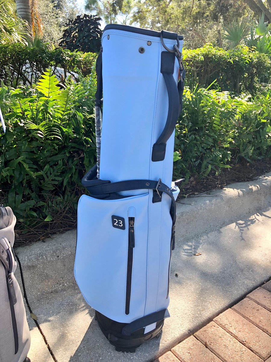 jonathanrwall's tweet photo. With MJ on the brain, can’t forget about the time I saw him exchanging stacks in the Floridian parking lot after a round. 

Also, he had this new custom bag sitting next to the Ferrari... https://t.co/q9pT6EnQnS