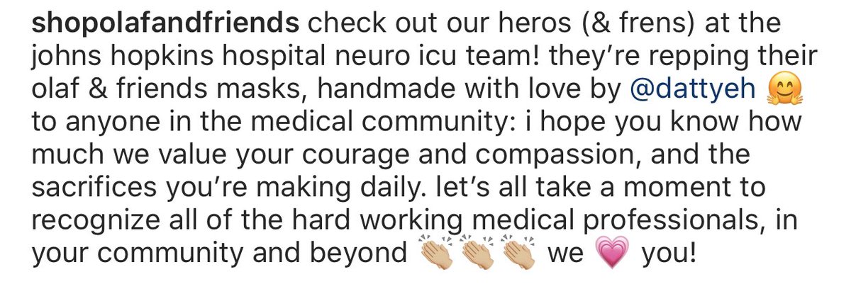 Love this from #NJDevils <a href="/WillButcher4/">Will Butcher</a> and his wife Tayler (and their dog Olaf!)... they launched their charity Olaf &amp; Friends right before the NHL season paused, now they’re using their material to help support those on the front line!