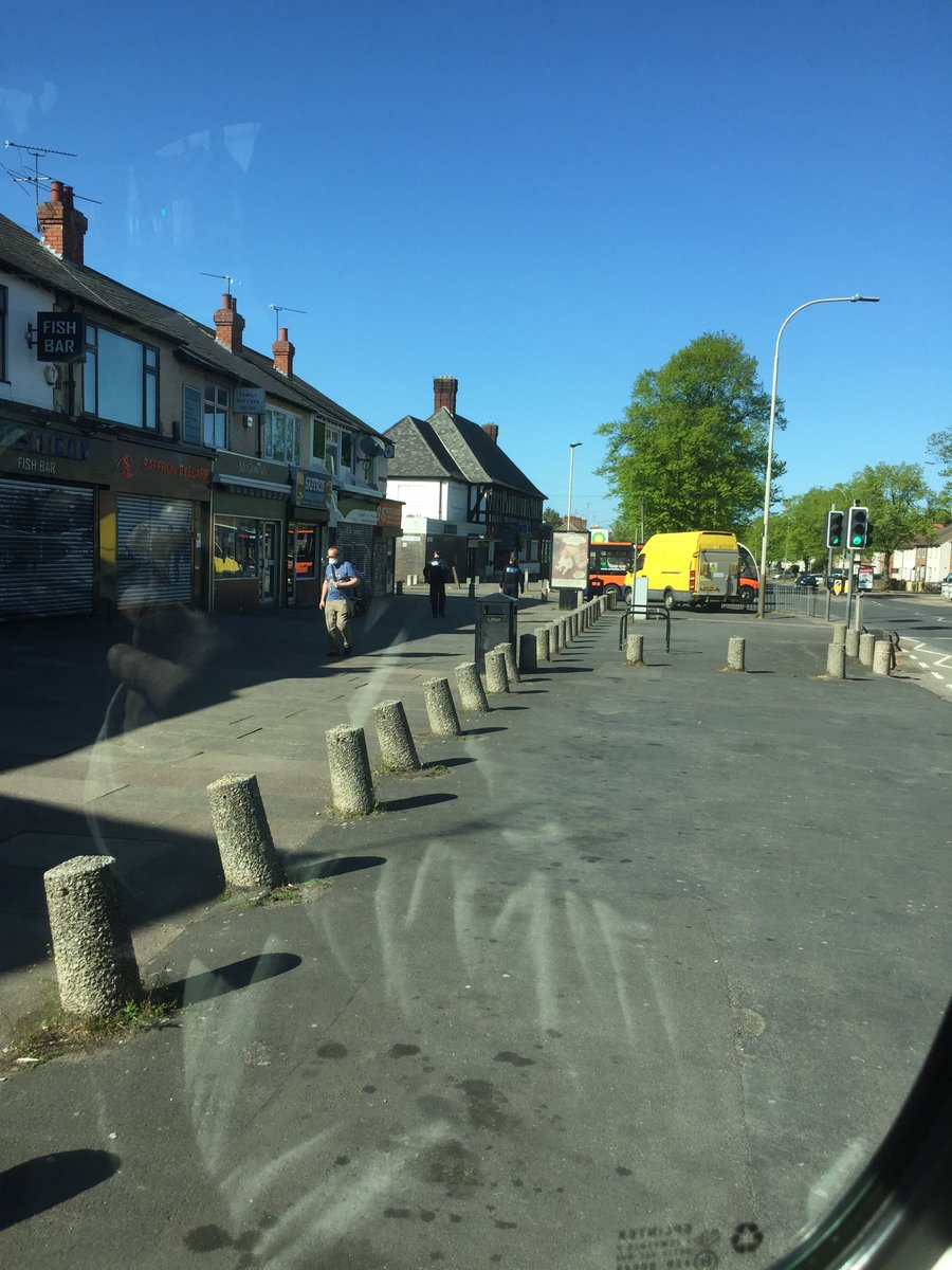 Artisan2312's tweet photo. 2 @leicspolice patrolling saffron lane walking 2 meters apart 👍🏻 everyone queuing outside @Tesco staying at least 2 meters if not 3 meters apart 👍🏻 #SafeSaff https://t.co/54NjrpvYWr