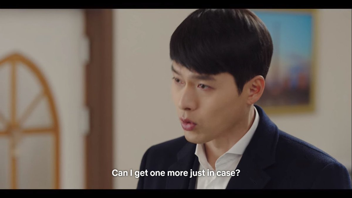 ri jeonghyeok acting tough saying & #39;there is no need or keep a momento of each other& #39; then asking one more copy of seri& #39;s photo from the owner of the photography shop