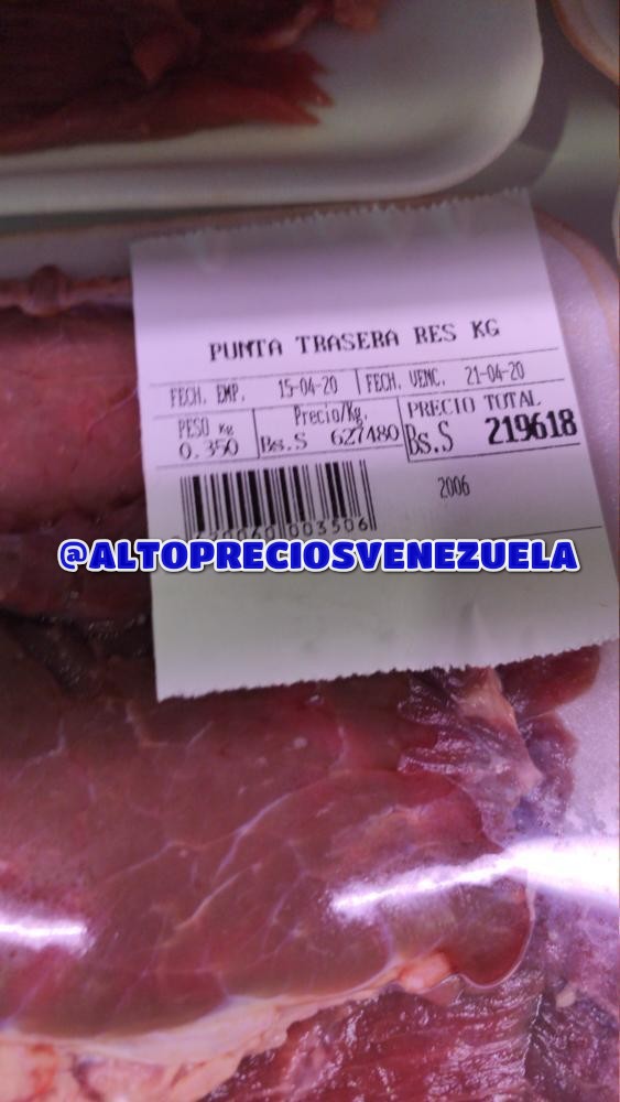 #EstadoVargas / (Via <a href="/carlos2063024/">Carlos Gomes</a> )..$1,57 / €1,44 #altopreciosvenezuela  #altosprecios