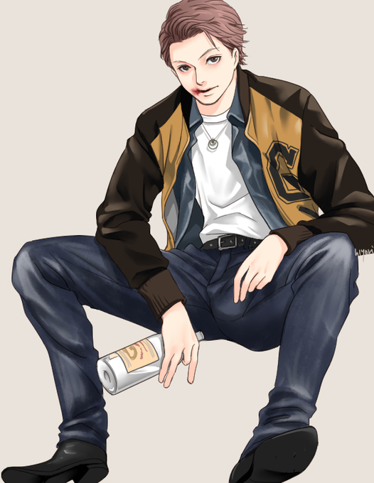 革ジャンのtwitterイラスト検索結果 古い順