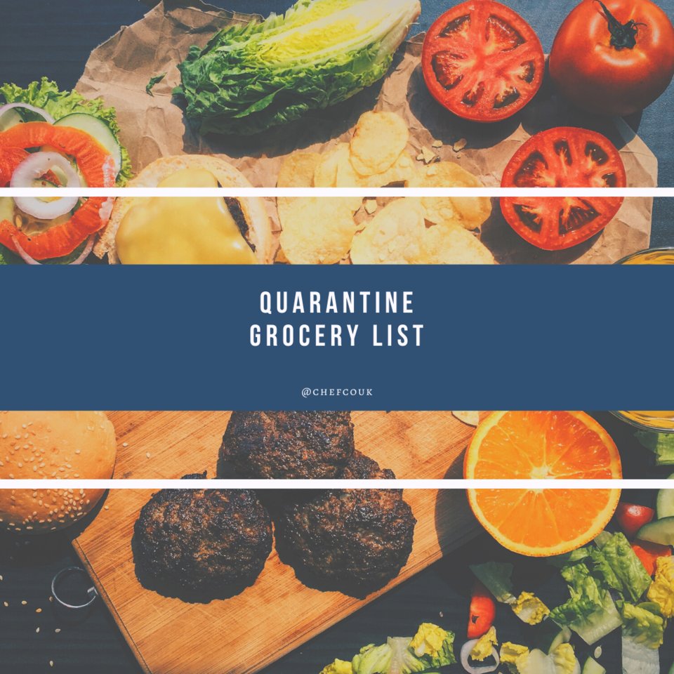 Chefcouk's tweet image. Ride out the #quarantine with our recommendations on what to get on your next trip to the store. Pick some fresh veggies &amp;amp; fruits, protein-rich foods, staples like milk and eggs and pasta, quinoa, and pulses for when you are running low on veggies!