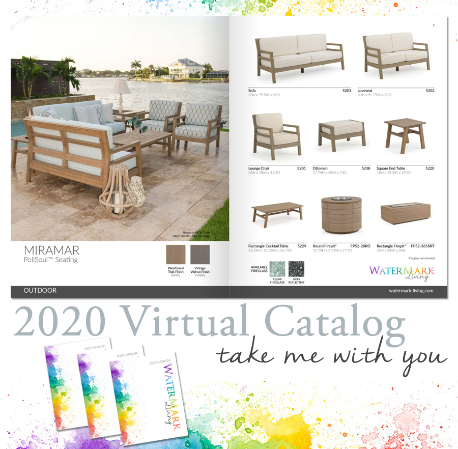 Watermark2018's tweet photo. Take your marketing strategy digital! Don't have imagery? We have images of all our collections for you to use along with a virtual catalog available online!

https://t.co/B8YEVuvDzG

#WaterMarkLiving #outdoormadeeasy #southernliving #comfort #design #style #homedecor https://t.co/3wwKFw9dIi