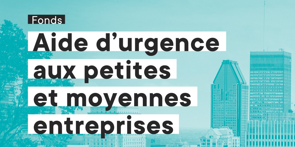 Entreprises montréalaises, déposez votre demande d'aide financière (pouvant atteindre 50 000 $) dès maintenant auprès de <a href="/PMEMTL/">PME MTL</a> 👇 pmemtl.com/services/finan…