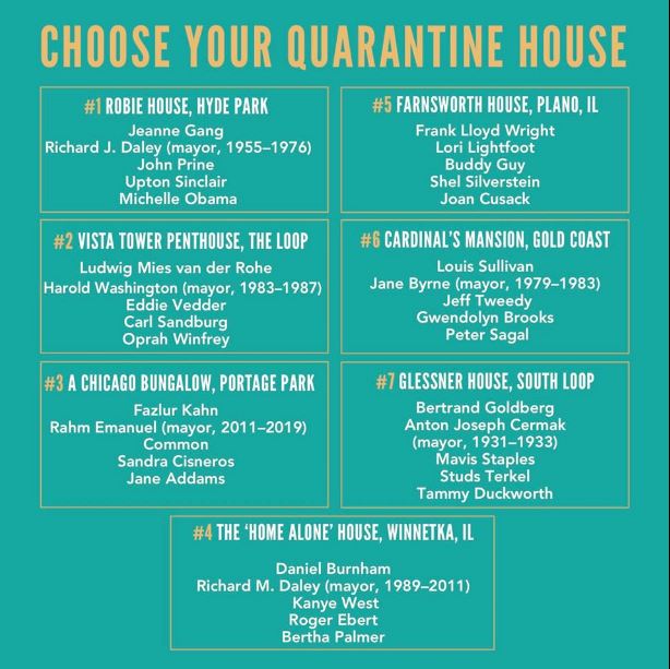 GlessnerHouse's tweet image. Pick your Illinois Quarantine House. Of course you know where we&apos;ll be staying! #GlessnerHouse