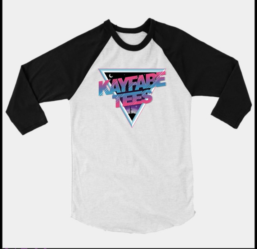 rbl_lion's tweet photo. I know we don’t open until the world does but you can bet I’ll be rocking the new @KayfabeTees logo on this raglan tee as soon as possible 😎 #KeepKayfabe https://t.co/tNSbSX1mI0