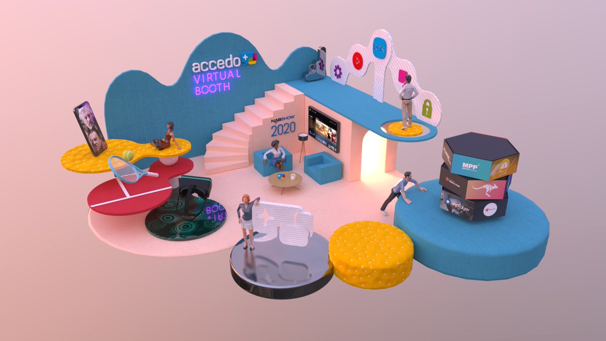 accedotv's tweet photo. In lieu of meeting @NABShow this year, we are proud to introduce Accedo's virtual booth! Take a look around, "meet" with our experts, and let us know what you think. https://t.co/lcmmX37HDm
#nabshowexpress #virtualNAB #AccedoOne #NABShow https://t.co/Jj7UfDjNYu