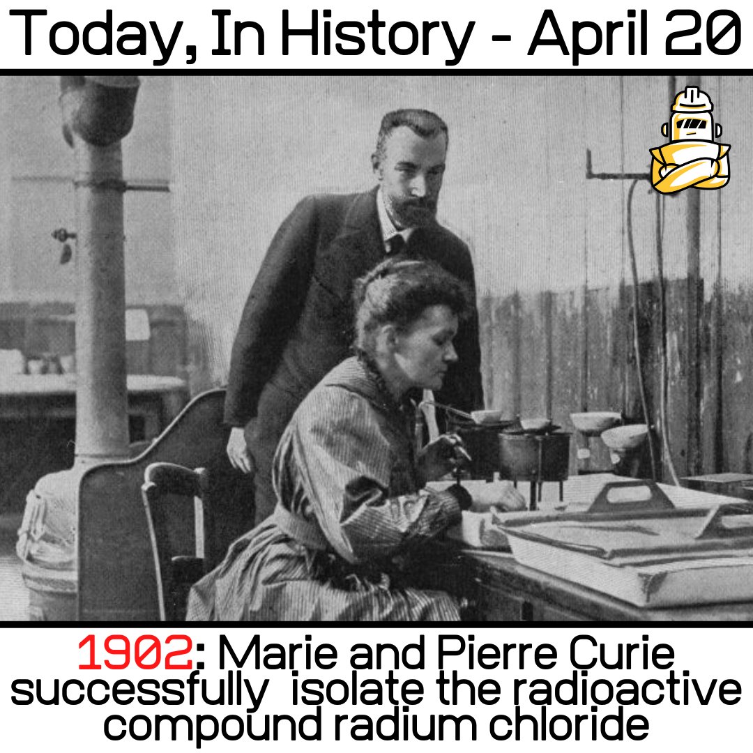 wrldwidnginring's tweet photo. #TodayInHistory Did you know that Marie and Pierre Curie's daughter Irene Joliot-Curie, also went on to win a Nobel Prize in chemistry.

#WorldwideEngineering #MarieCurie #Luispasteur #ww2 https://t.co/82czd7JJKI
