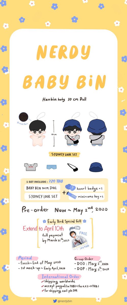 nerdybin's tweet photo. 🍼น้องจิ๋ว เบบี้บิน 10cm ยังร��แม่ๆมารับไปเลี้ยงอยู่น้า

🌈ตกต+ชุด 4 ชิ้น 720
📦40/60

🗓ปิดพรี 2 พค
💰มัดจำ 150/ที่เหลือ~สิ้น พค

📝แจ้งโอน (รวมยอดในฟอร์ม)
https://t.co/B375oyR9r4
💌แจ้งโอนส่วนที่เหลือ dm นะคะ
💳รับบัตรเครดิต

#ตุ๊กตา10cm #ตุ๊กตาฮันบิน #hanbindoll #ชุดตุ๊กตา https://t.co/6LupGKUyOM