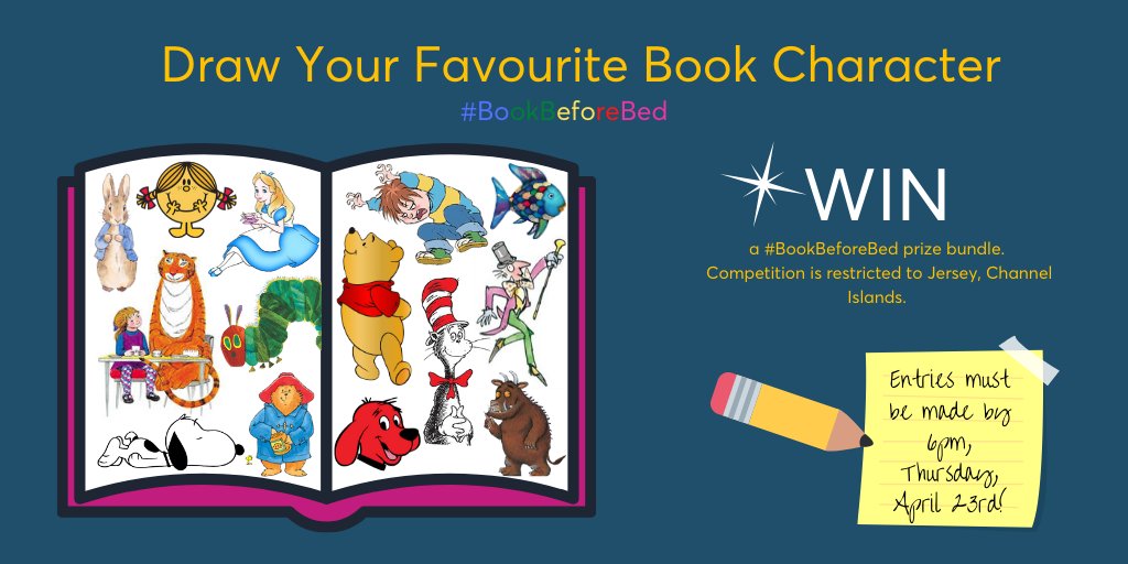 Everychildjsy's tweet photo. We have launched our #BookBeforeBed character drawing competition over on Facebook!
Head over to @ EveryChildOurFuture to find out more. ποΈ π https://t.co/7uwNmYyT3k