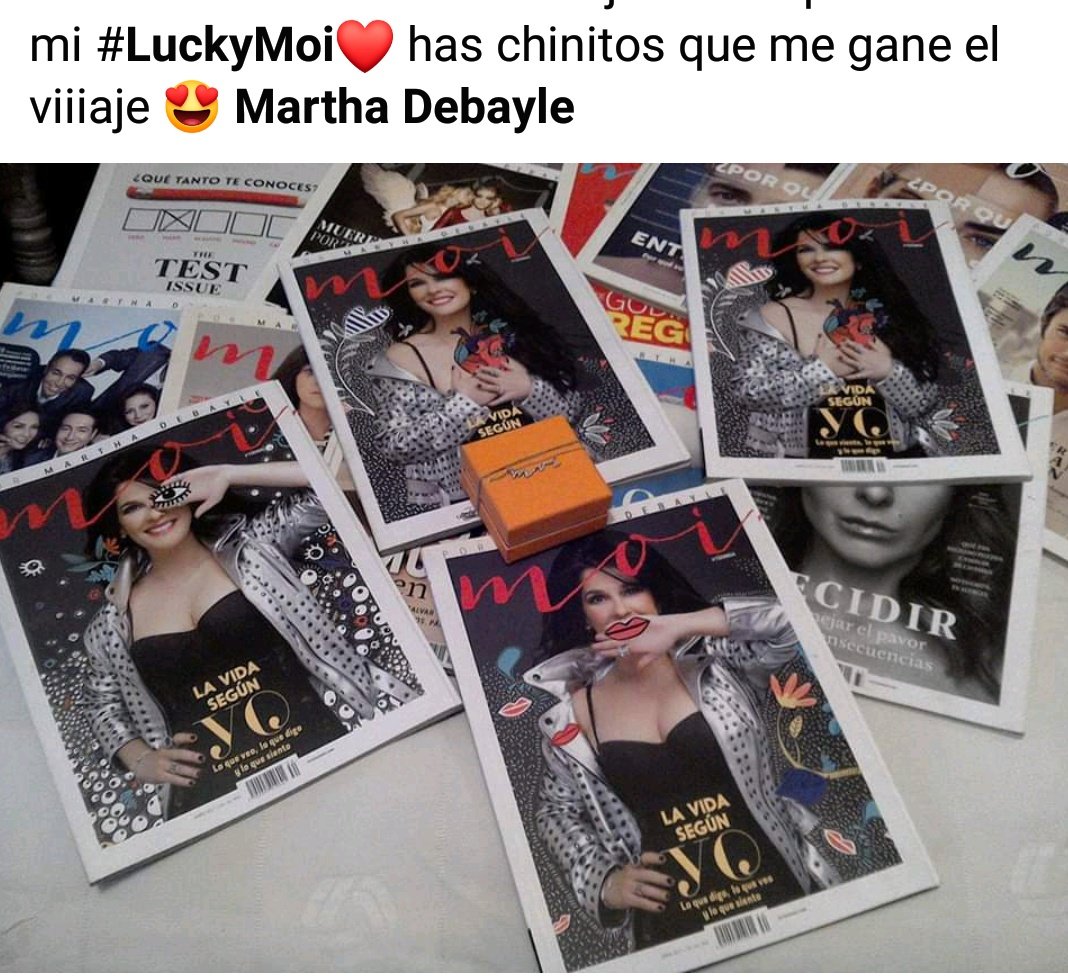 QueenJennedith's tweet photo. @marthadebayle lindo recuerdo faltaste este año tú cómo portada principal @revistamoi @ConsentidosMD https://t.co/M7XANau3ru