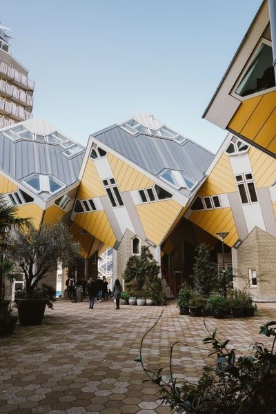 We are wanderlusting for the Cube Houses in Rotterdam today. Are you? #VisitNetherlandsFromHome🏡 📷: <a href="/BonTraveler/">Jessica Wright</a>