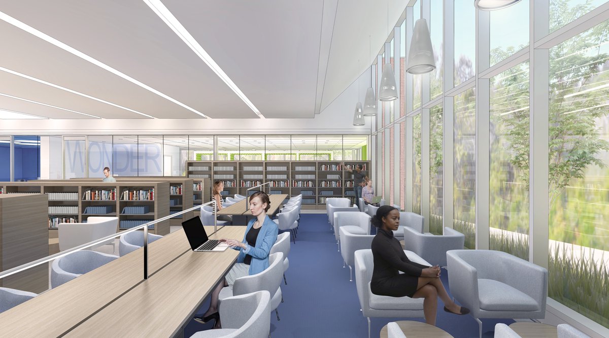 ikon5architects's tweet image. The Charleston Library @nypl taps into the aesthetic and thermal properties of brick to create a high-performance library that recalls its community's rich history of brick-making. Now underway, it will be the first Net Zero building for the @nypl.