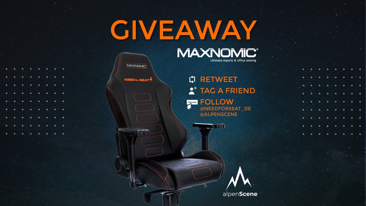 alpenScene's tweet image. 💯 Gewinnspiel 💯
 @NEEDforSEAT hat uns einen MAXNOMIC® NEEDforSEAT PRO überlassen und mit ein bisschen Glück kann das feine Stück schon bald dir gehören.
 Wie du den MAXNOMIC® NEEDforSEAT PRO gewinnen kannst? 👇
alpenscene.at/2020/04/20/gew…
#eSports  #gamingchair #officechair