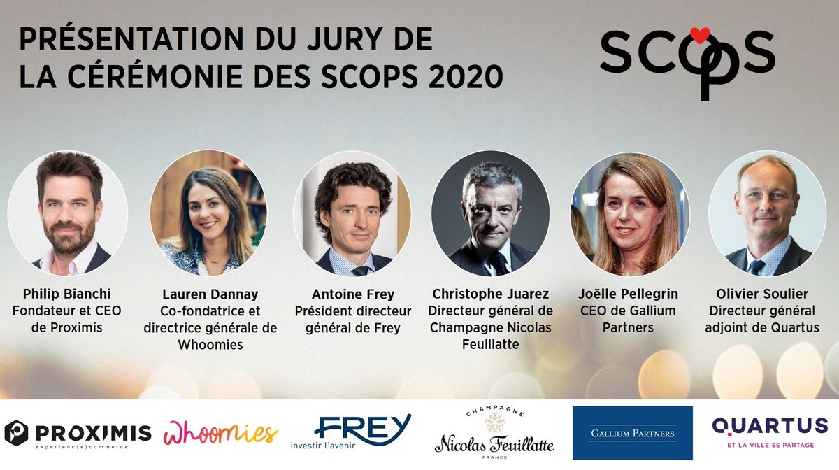 DauphineDRC's tweet photo. Voici 6 nouveaux visages du #jury des trophées #SCOPS2020 qui voteront pour les meilleures #innovations de 2019. Les gagnants seront annoncés en #direct lors de la cérémonie digitale #live le 5 mai !

Inscription gratuite mais obligatoire → https://t.co/fr3TYC7rAj https://t.co/XvcrjykgnU