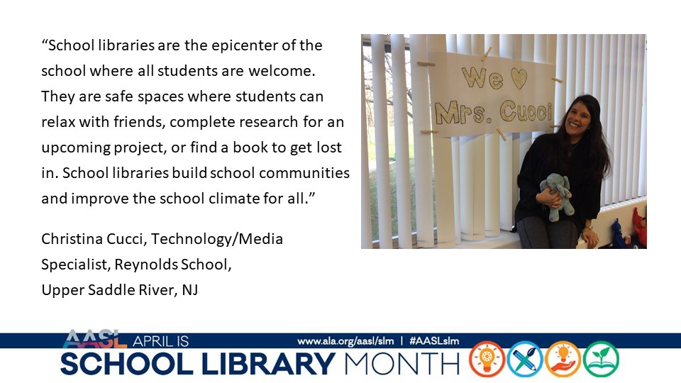 aasl's tweet image. #AASLslm #LibrariesStrong