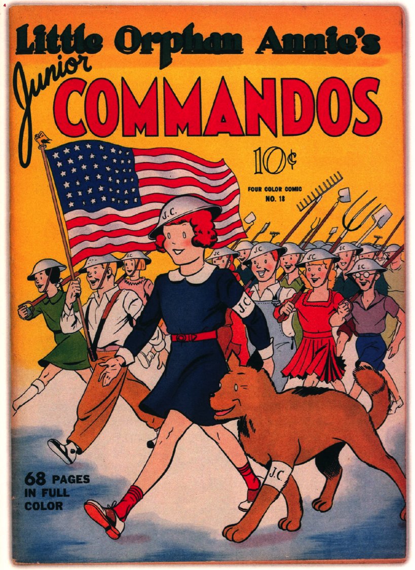 Ok I was just checking my computer and I have WAYYY to many pix to limit to just one a day. Here's another comic book cover -- Little Orphan Annie marching out to garden!