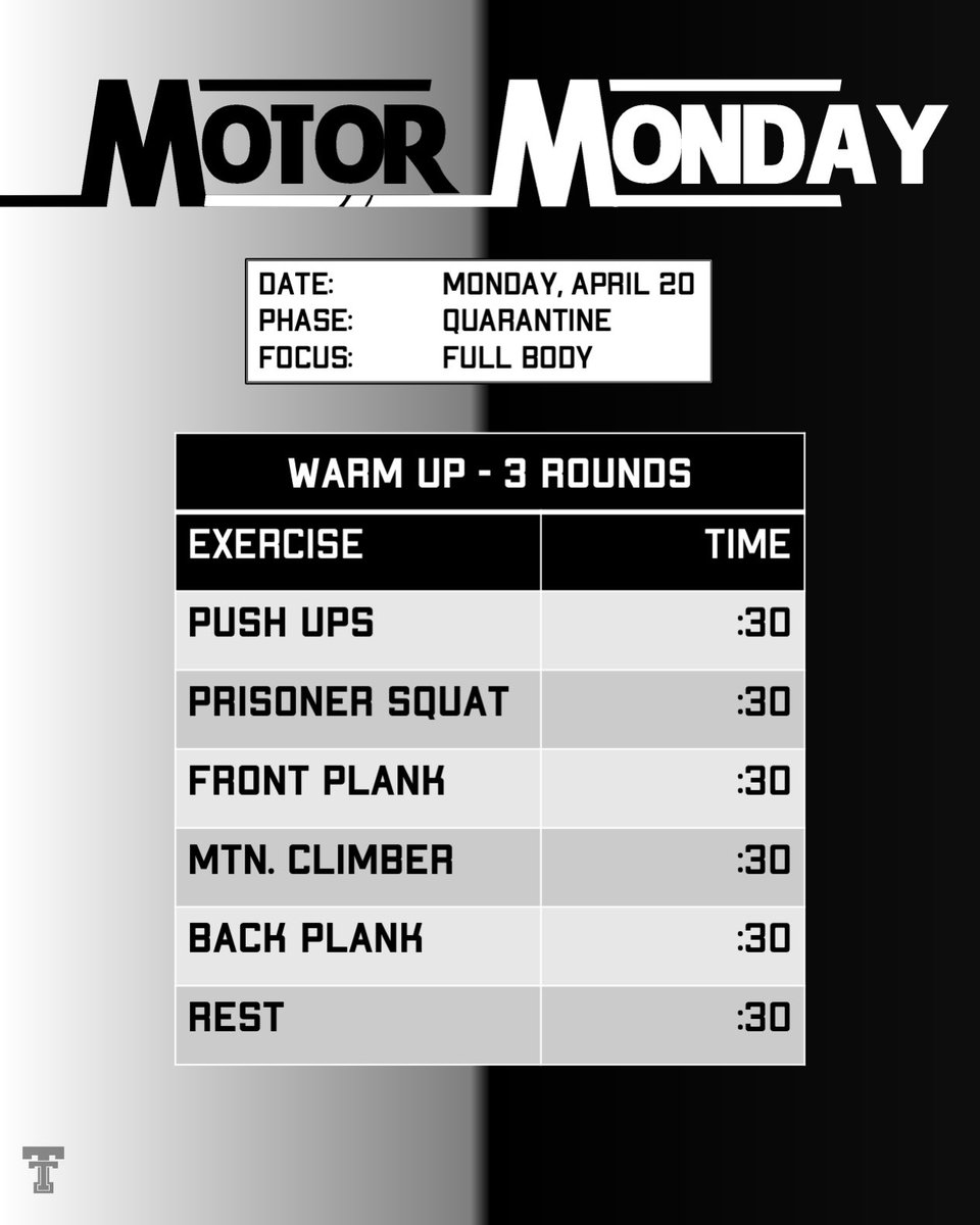 WoodyTPT's tweet photo. Wake it up for MOTOR MONDAY! 🏎

Prep yourself for a GREAT week! https://t.co/5sMihlJSpl