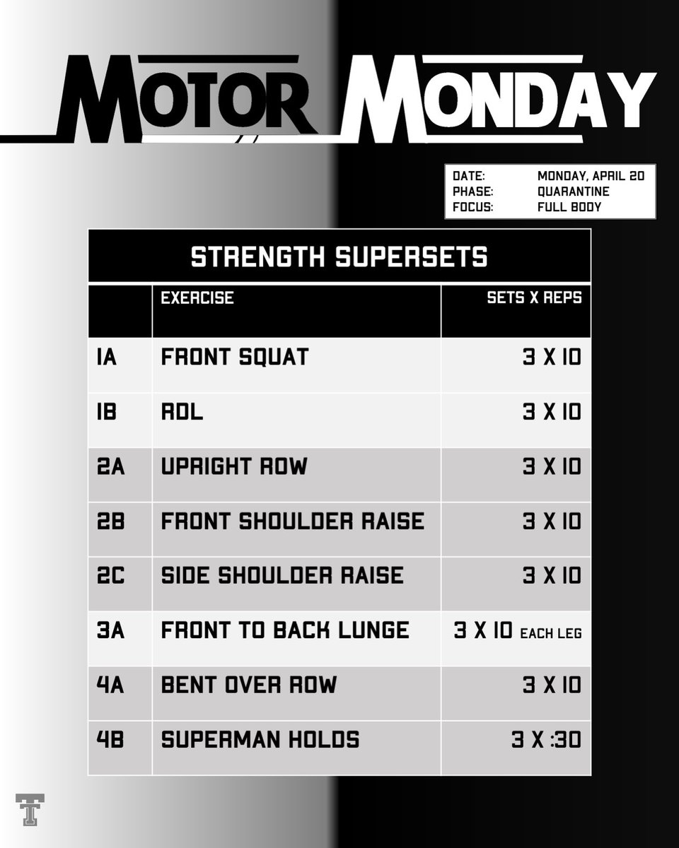 WoodyTPT's tweet photo. Wake it up for MOTOR MONDAY! 🏎

Prep yourself for a GREAT week! https://t.co/5sMihlJSpl