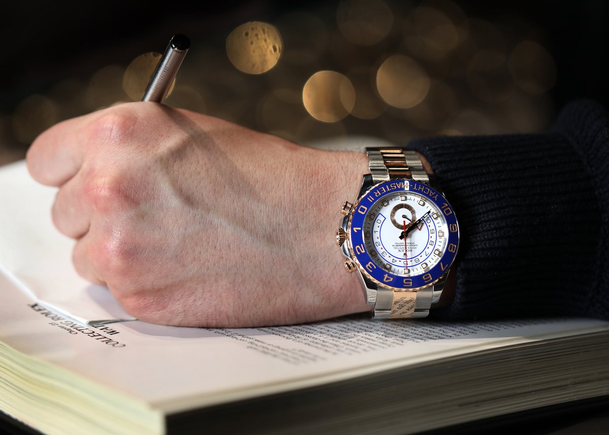 Yacht master 2 on wrist Clearance