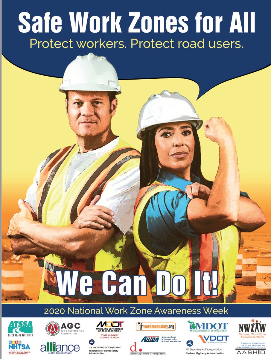 CapitalCarShare's tweet photo. National Work Zone Awareness Week is THIS WEEK from April 20th - April 24th 2020! Find out more here ➡️ https://t.co/YlfcMkZuNC #SafeWorkZonesForAll 🏗️👷‍♂️👷👷‍♀️ https://t.co/AhRX4gug0w
