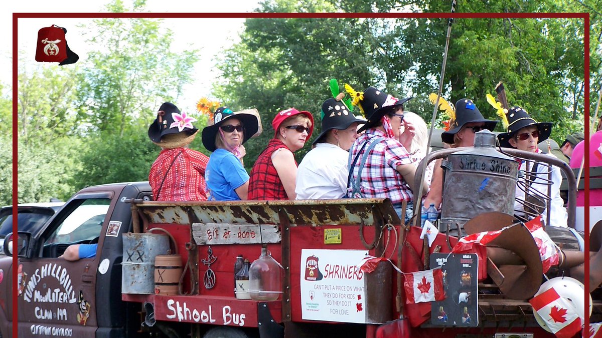 #DYK? the #TunisShriners parade unit called the Hillbilly Moonliter Clan #149 in #Ottawa are a family oriented unit. The ladies play a big role and are initiated the same way the men are.  🙍‍♀️🙍‍♂️

TO FIND OUT HOW YOU CAN JOIN CONTACT TUNIS SHRINERS.