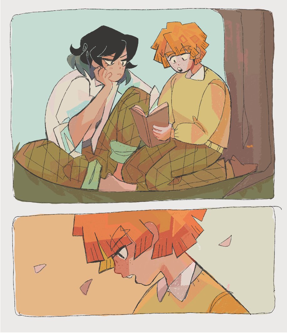 tocartss's tweet photo. #inozenweek day 2: study date! (1/2)#kimetsunoyaiba #inozen #inosuke #zenitsu #DemonSlayer #KNY #inosukehashibira #zenitsuagatsuma https://t.co/lgOxUkzlHu