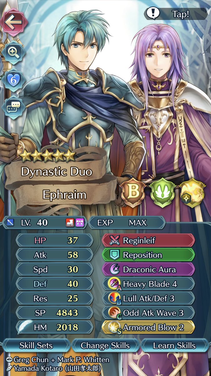 Sacred StonesIt was difficult to choose just ONE Ephraim, but I picked the duo since he’s on my main team. Spooky Myrrh and L’Arachel are mainstays on their respective armor and cavalry teams, and Innes is one of my favorite infantry archers~  #FEH  #FireEmblem30th