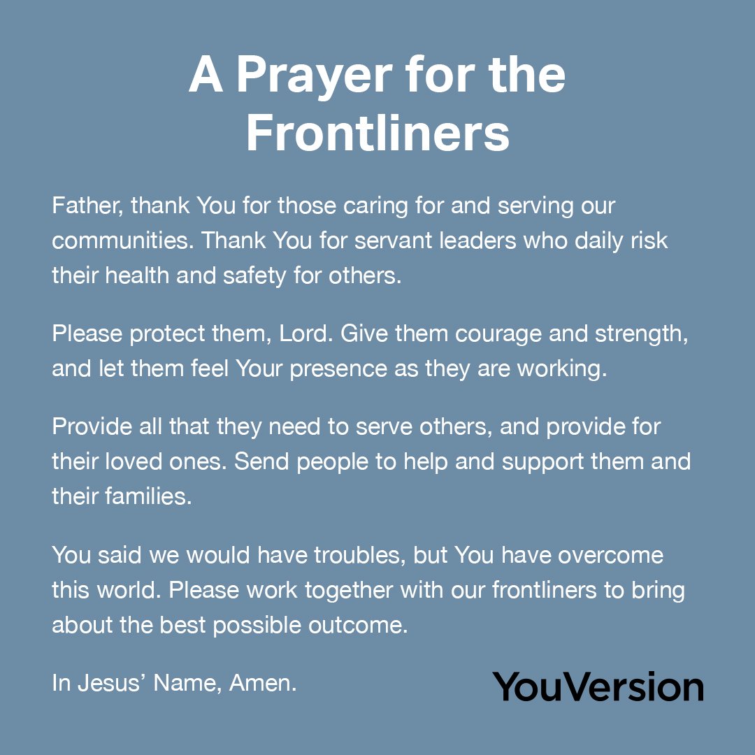 chelleyyace's tweet image. #PrayForOurFrontliners