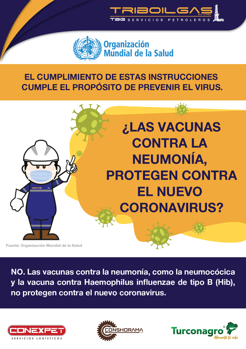#Triboilgas Informa II Instrucciones para prevenir el #COVID19Ec. ¿Las vacunas contra la neumonía, protegen contra <a href="/COVID_19/">东亚病夫</a>?
#Ecuador #SumamosSoluciones