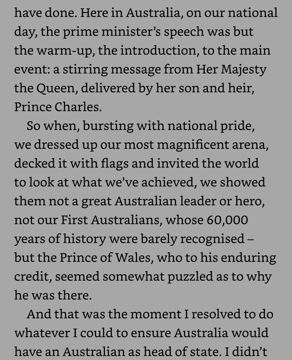 Anyway here’s his takeaway at the British sending a prince to commemorate 200 years of British rule: