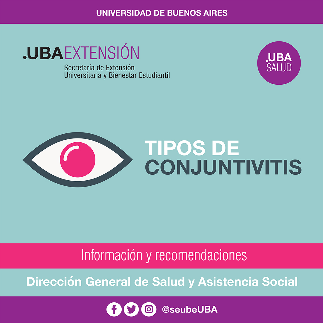 seubeuba's tweet photo. 👀 Tipos de conjuntivitis 👨‍⚕️

El dr. Federico Morriello de la Dirección General de Salud y Asistencia Social de la @ubaonline, nos comparte esta información ℹ️ sobre conjuntivitis ➡️ https://t.co/msa95NxBCa.

#UBA #UBAExtensión #UBASalud https://t.co/qMe9EZ1AIA