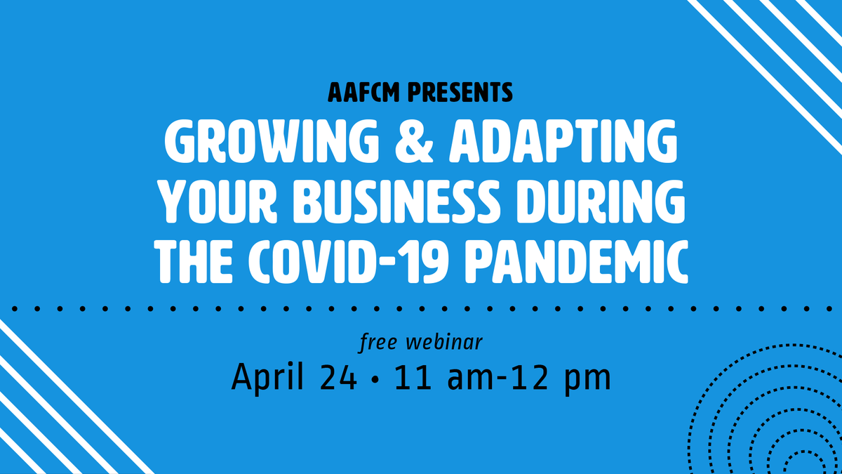 AAFCM's tweet image. Register for our FREE webinar with Brian Kavicky, VP, Owner, and Business Coach at Lushin, Inc. happening Friday, April 24th, from 11:00 am - 12:00 pm! adfedcentral.com/events/navigat…
