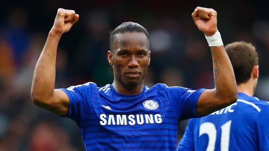 DROGBA DELIGHTED WITH DOMINANCE OVER ARSENAL