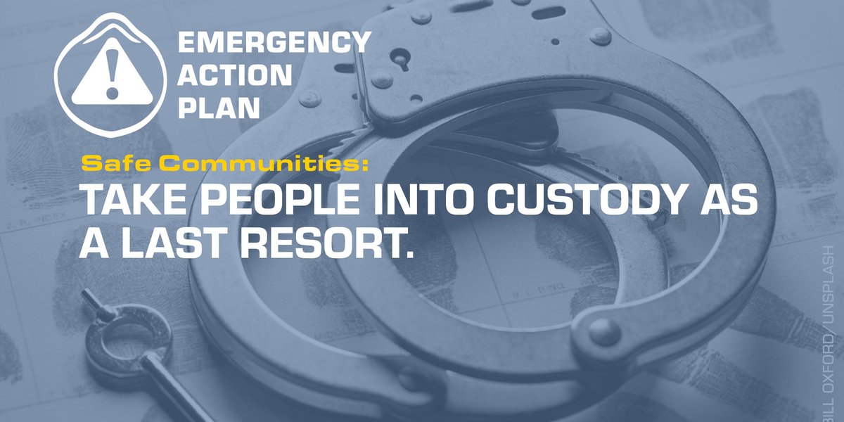 First, we must keep our communities safe — including communities in jails, prisons, and immigration detention.Imprisonment should be a last resort, & homeless encampment sweeps must be halted immediately, as both perpetuate the spread of  #COVID19. http://eapnow.com/safe-communities/