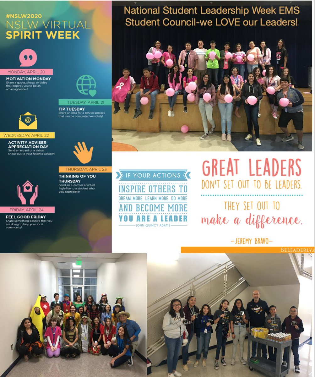 Shay (@shaylorraine) on Twitter photo Ms. Hulburt & Ms. Chavez would like to give a shoutout to our EMS STUCO! We are honored to work alongside some of the most incredible young leaders in our community! Honor your favorite leader by posting a leadership quote below.
<a href="/EMS_Raiders/">EMS Raiders</a>
#NSLW2020 #RaidersRiseUp Ms. Hulburt & Ms. Chavez would like to give a shoutout to our EMS STUCO! We are honored to work alongside some of the most incredible young leaders in our community! Honor your favorite leader by posting a leadership quote below.
<a href="/EMS_Raiders/">EMS Raiders</a>
#NSLW2020 #RaidersRiseUp