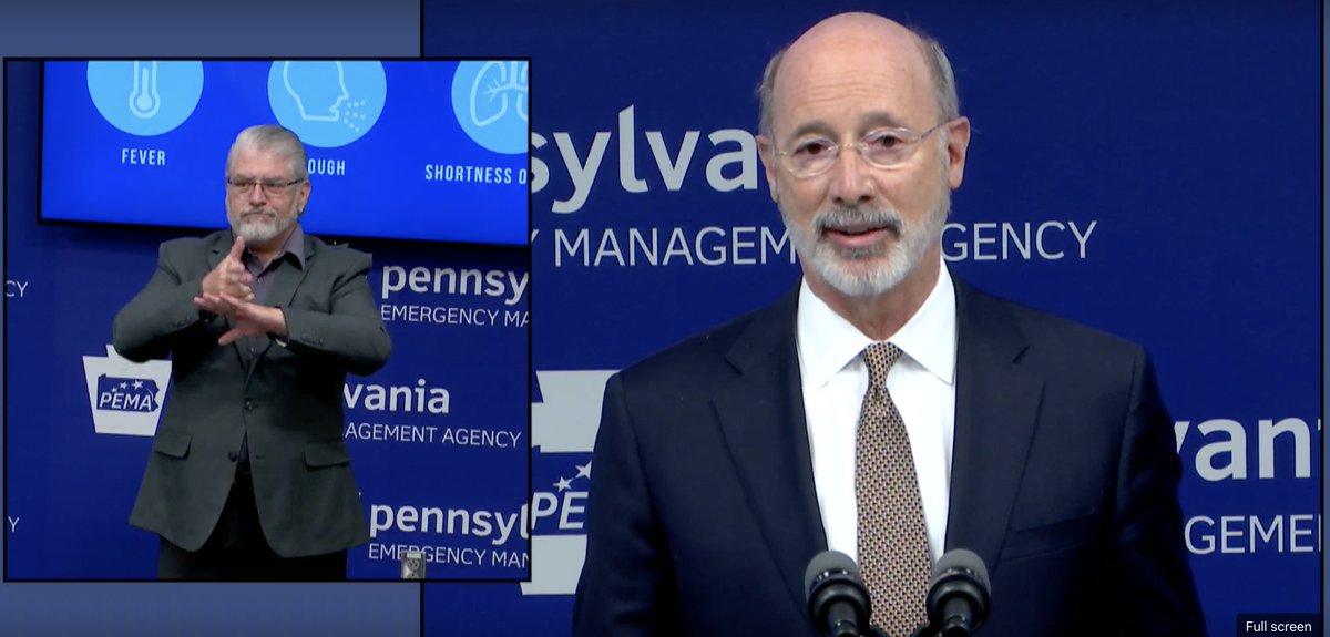 Today I’m announcing that we will now allow: Restart of construction projects with strict guidance (May 8) Curbside pickup at Pennsylvania Liquor Control Board stores Online vehicle sales