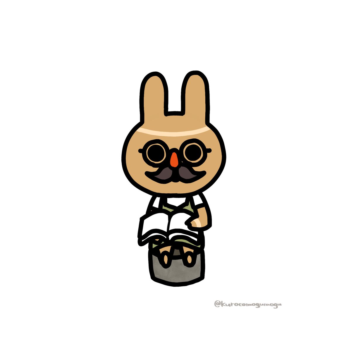 くろこっぺ ひげメガネで読書をたしなむやよい 今日のやよい くろこっぺ ひげメガネで読書をたしなむやよい 今日のやよい