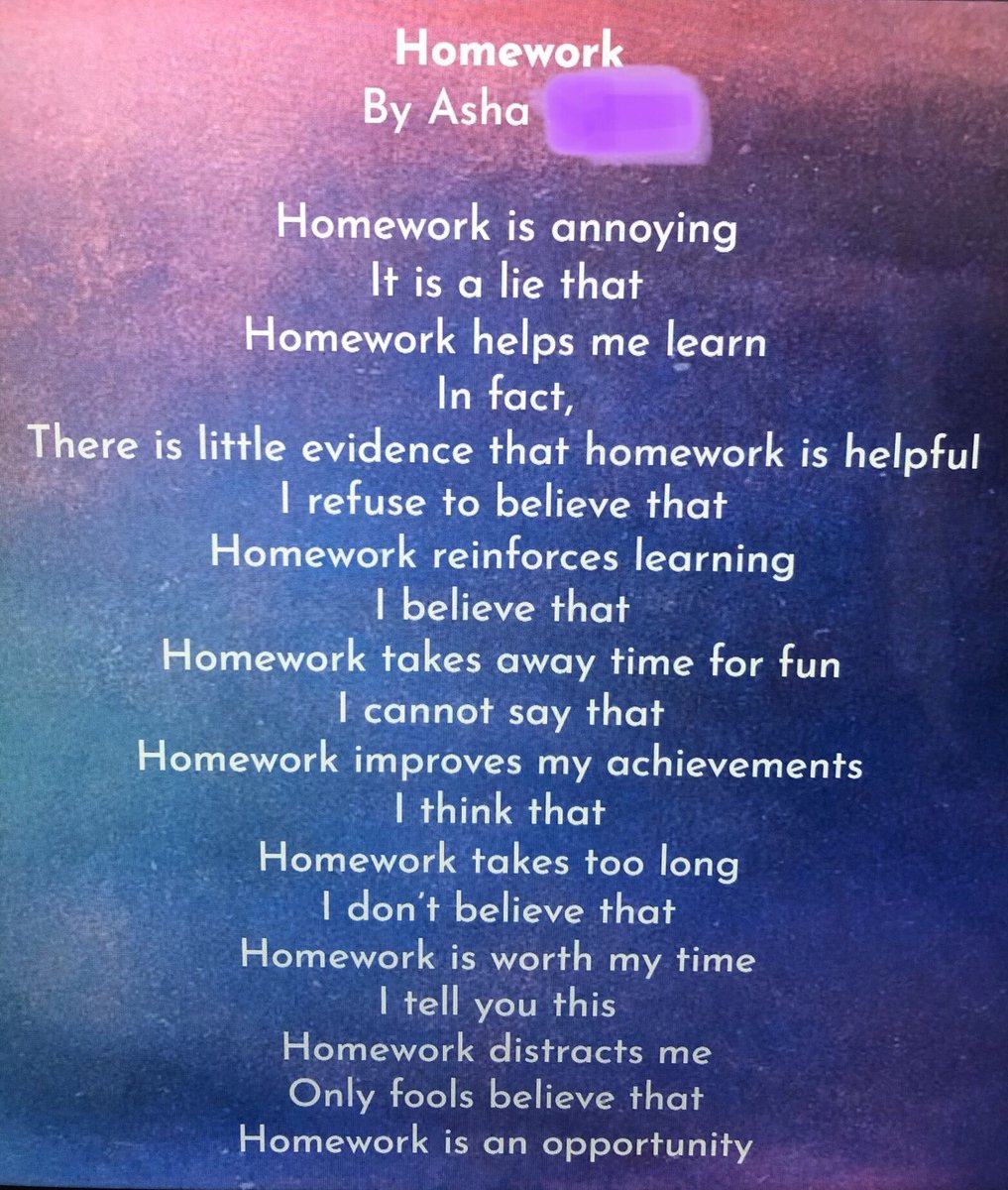 Mr_BBres's tweet photo. Finishing up our poetry unit with a #virtualpoetryslam Wish I could post all of my student’s poems, but here are a few great ones. (Read the first 2 top to bottom then bottom to top😉) #D53learns #MrBCares 
#reversepoetry #remotelearning https://t.co/MFa9nzF4Rn
